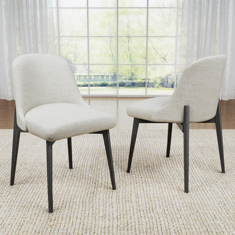 Arline Solid Wood Upholstered Dining Chair