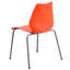 Chaises de vestibule empilables en plastique Oliverson-31020530