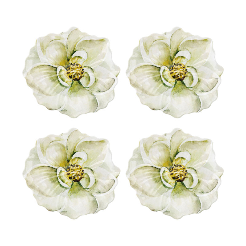 12-Piece Magnolia 7 1/2" Melamine Plate