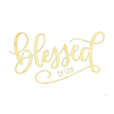 " Blessed by God " Mixed Media Print