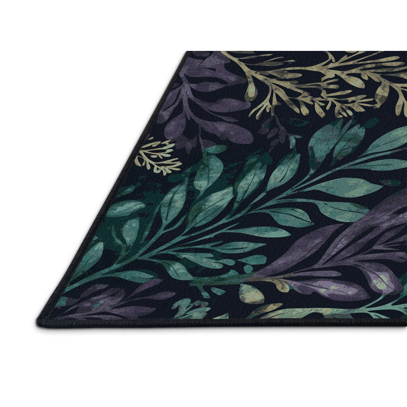Serene Bloom Rug, Rectangle 6' x 9'