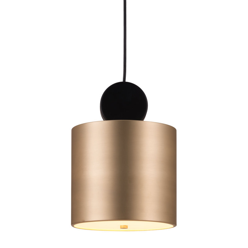 Myson 9'' Contemporary Gold LED Pendant Light