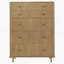 Commode rectangulaire 5 tiroirs Sand Wash