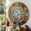 Horloge murale 24 po de taille moyenne pour le salon-123169100