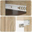 49cm W Manufactured Wood Bedside Table-1560311416