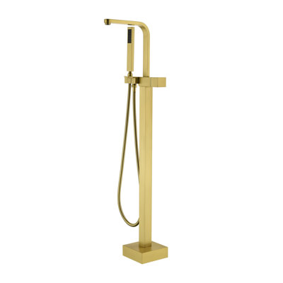 Floor Tub Filler with Diverter