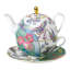 Butterfly Bloom China Teapot