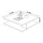 Table basse avec tablette de rangement ouverte-797426624