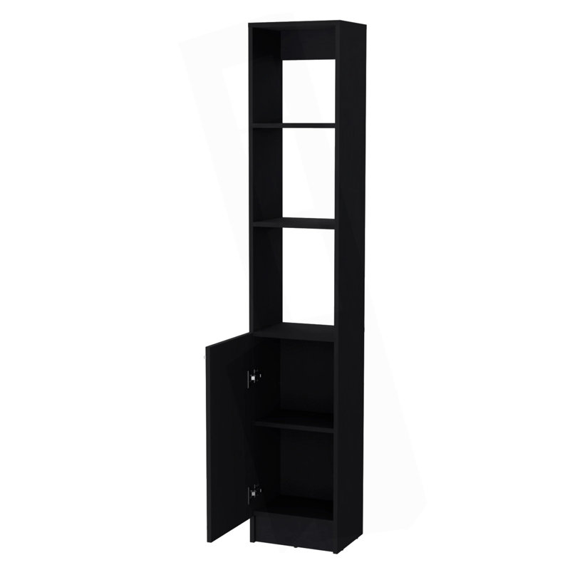 Armoire à linge avec 1 porte, Wengé