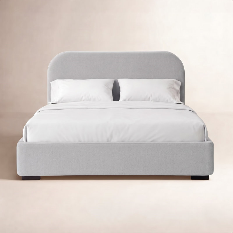 Reigen Platform Bed, Full, Pebble