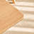 Burlywood+White Rectangular Solid Wood+Aluminium Alloy End Table-1209101042