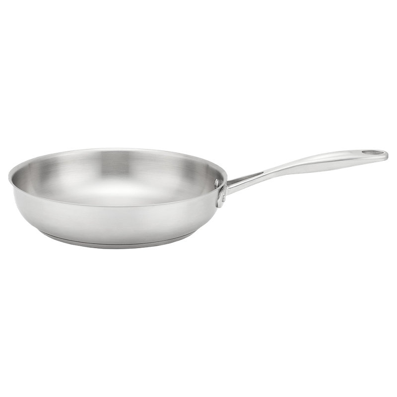 Profile Matte Stainless Steel Non-Stick Frying Pan, 24cm