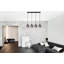 Bequette 4 - Light Black Kitchen Island Pendant