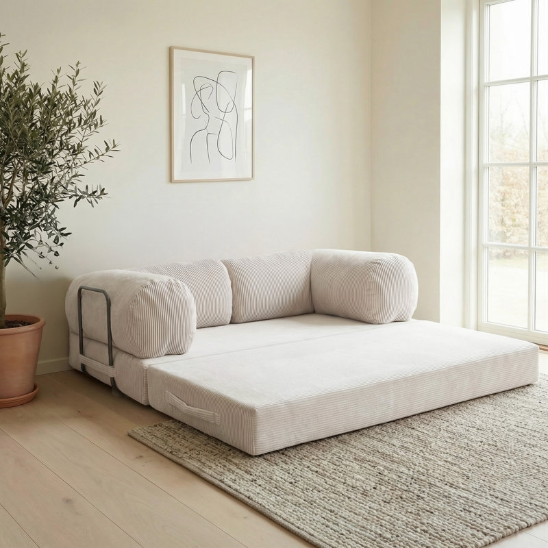 3 Seater Sofa, Cream