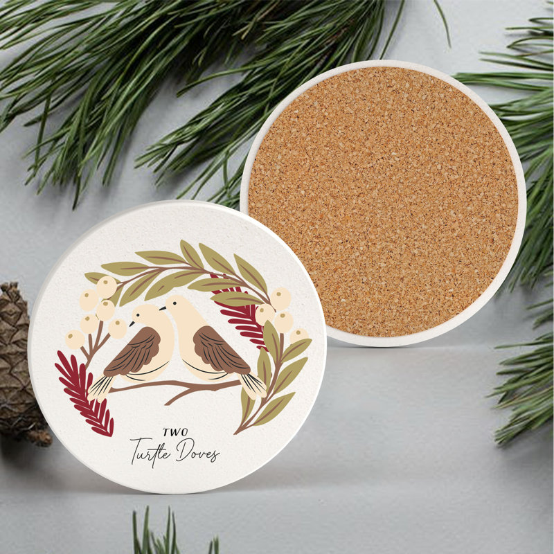 Santamaria Ceramic Round 1 Piece Coaster