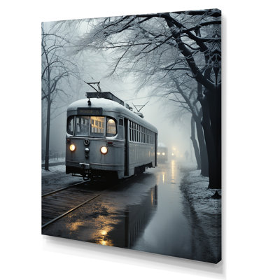 " Train Charm In Winter Photo "