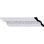 Moulure couronnée H 3 3/8 po x P 3 3/8 po x F 4 3/4 po x L 94 1/2 po