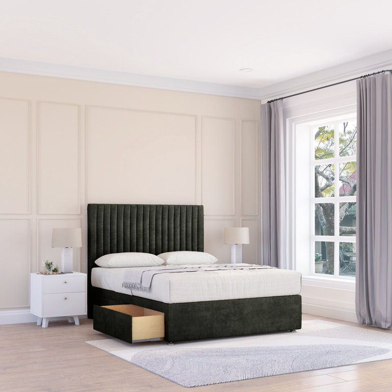 Bed, Matte Black, Small Single (2'6)