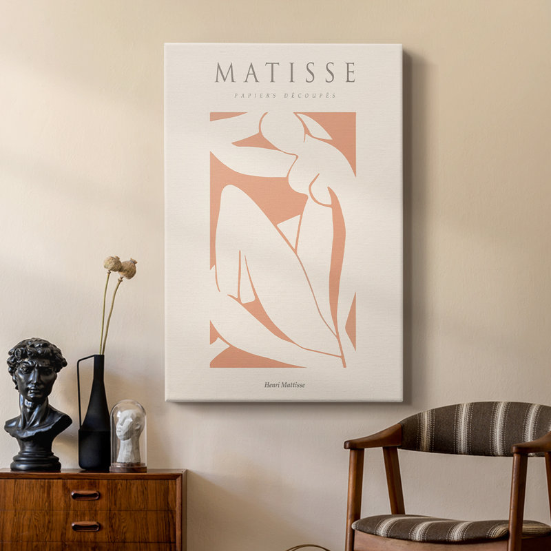 Matisse C Framed Print -Custom Wrapped Gallery Cavas