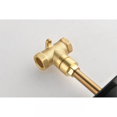 3/4" Cast Metal Master Shower Volume Control Valve Body with Brass Handle (1-Piece)