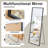 Fourth generation solid wood frame full-length mirror-829003974