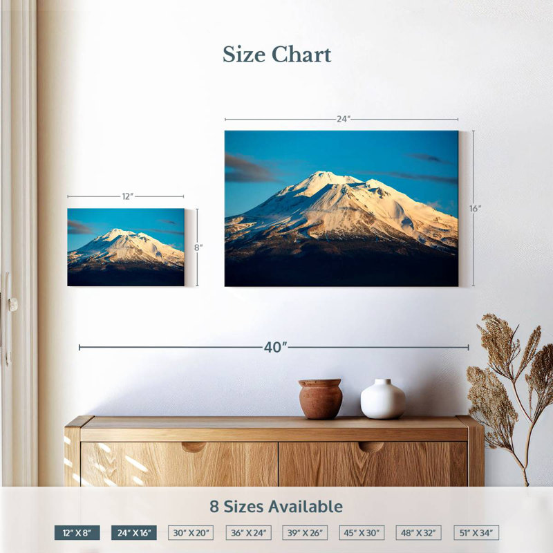 Mont enneigé Alvord Mont Shasta