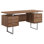 Bureau d'ordinateur à configuration à gauche ou à droite avec tiroirs de rangement pour le bureau personnel Jazarian