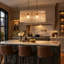 2-Light Glass Kitchen Island Pedant-441997955