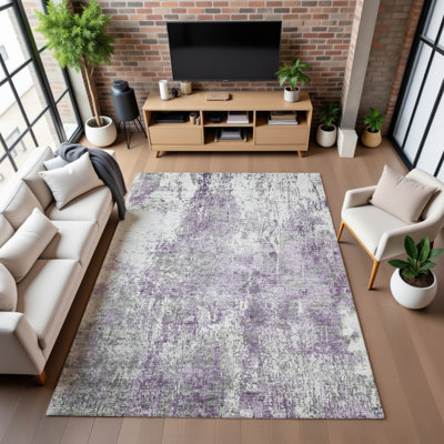 Premium Machine Washable Ponce AMF1765 Modern Rug