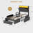 Twin Xl Bed Frames With 3 Storage Drawers, Hidden Storage Headboard With Led Lights & Charging Station, Upholstered Twin Xl Platform Bed, Solid Wood Slats, No Box Spring Needed, Noise Free, Dark Grey-219351336
