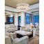 Chime 4 - Light Shaded Drum Chandelier
