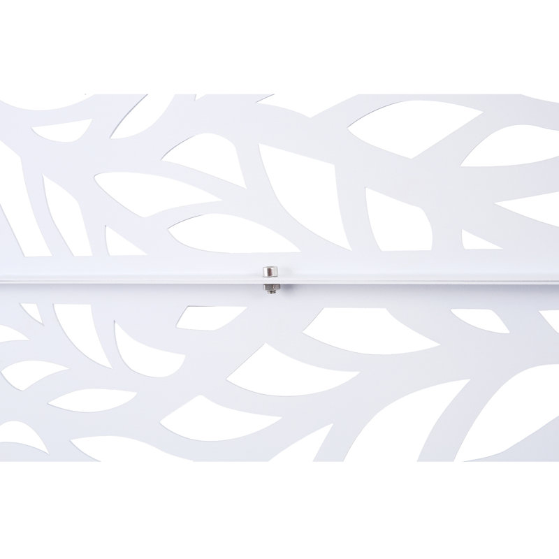 Outdoor & Indoor Privacy Screen Metal Privacy Screen, White