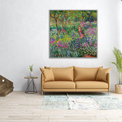 «The Iris Garden at Giverny, 1899 - 1900», reproduction d'art sur toile