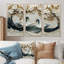Ensemble de salon Swans Love Under Gold White Orchid Tree Garden III - Cherry Blossom-107213079-107213089