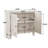 33.6'' Wide 2 - Door Credenza Office Storage Cabinet-374678588