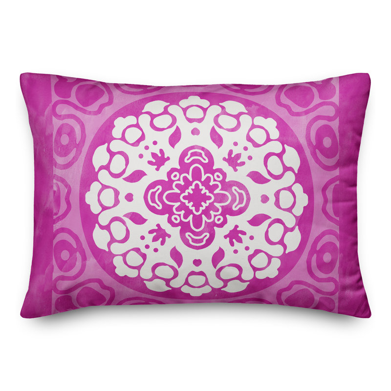 Housse et insert de coussin d'extérieur pour l'extérieur, Rose, Floral 4
