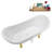 71" Streamline Clawfoot Tub,Tray,Drain and Clawfeet-101628940-102360906