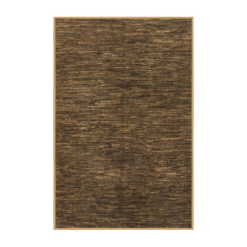 Tapis décoratif multicolore à motif abstrait, Rectangle 7 pi x 9 pi