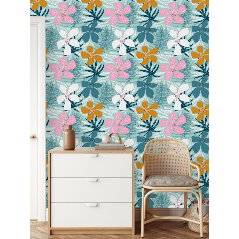 Panneau de papier peint, L 18,75 po x L 25 po, Vinyle