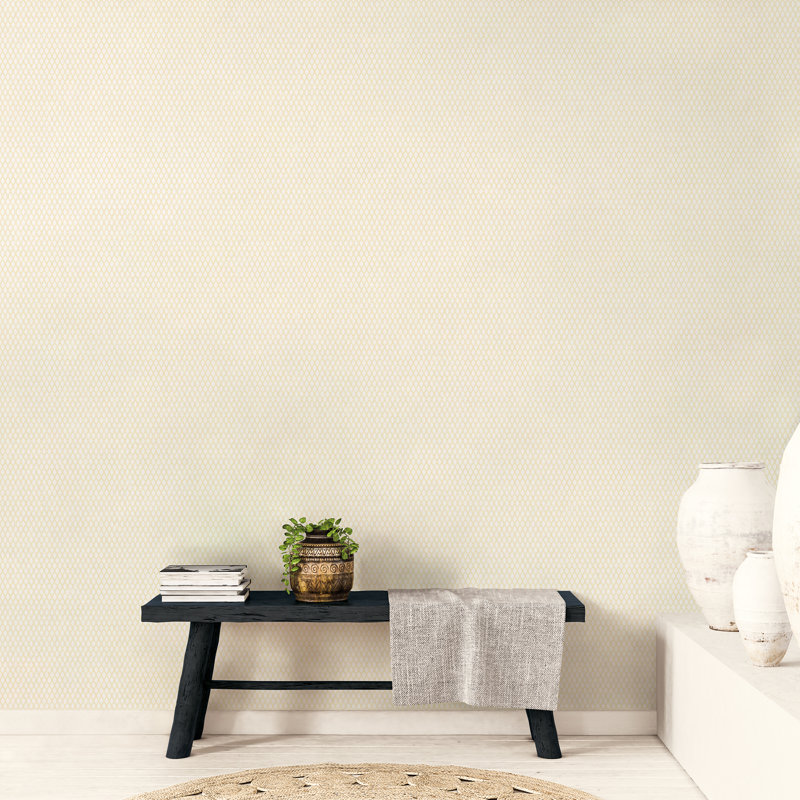 Bolckow 10m x 53cm Matte Wallpaper Roll, Yellow