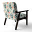 Chaise d'appoint abstraite - Fauteuil vert Boho Spirit Garden-1840002145