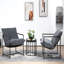 Fauteuil d'appoint élégant en velours moderne-1104480580