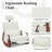 Rocking Chair With Retractable Footrest And Adjustable Backrest-429666444