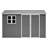 10'x8' Oversized Steel Storage Shed with Window
