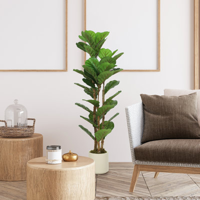 Figuier figuier, arbre artificiel 4 pi pour décoration intérieure