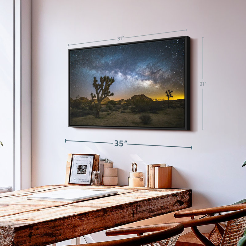 Impression sur toile Galaxy Sky, H 21 po x l 31 po