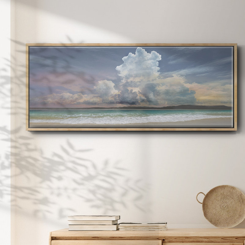 Morning Shower- Framed Canvas, 24" H x 60" W