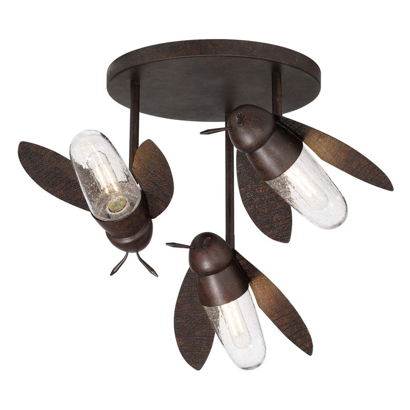 Nightflight 3-Light Semi Flush Mount
