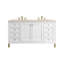 Ensemble de meuble-lavabo double 60 po Chicago-101285422-86455834-86455833