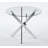 35.43" Glass Round Dining Table with Metal Legs-937135825-937135839